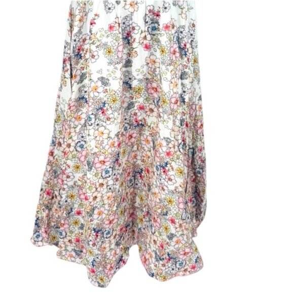 Gül Hürgel Pesco Floral Linen Midi Dress NWT Size M - Picture 7 of 10